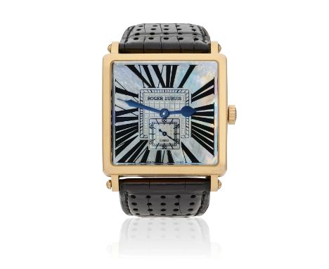 Roger Dubuis. A limited edition 18K gold automatic wristwatch with mother of pearl dialReference: Limited Edition No.11/28Dat