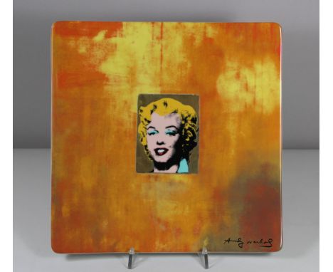 Andy Warhol (amerikanisch, 1928-1987), Marilyn Monroe, Wandteller, Rosenthal Studio Line, Serigraphie auf Porzellan, um 1985,