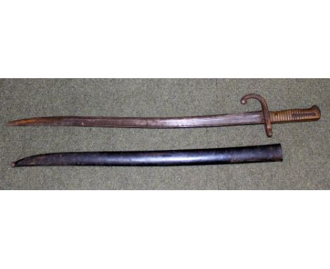 French sword bayonet with scabbard 1879