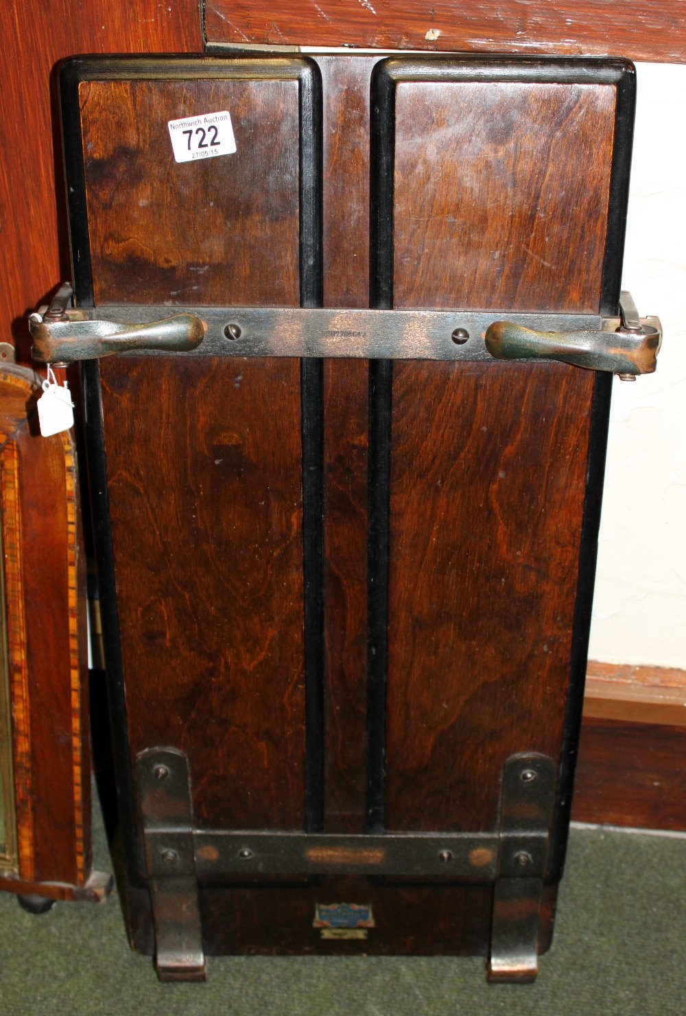 Vintage wooden trouser press