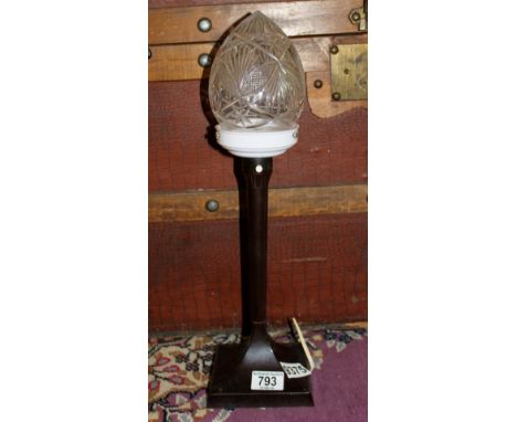 Bakelite lamp with original shade A/F