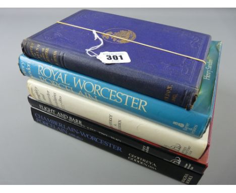 Ceramic Reference Books - ' A Century of Potting in the City of Worcester, 1751-1851' by R W Binns, 1865, 'Royal Worcester Po