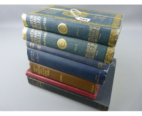 Seven Ceramic Reference Vintage Books - 'The New Keramic Gallery' by William Chaffers, volumes I and II, 1926, 'Victorian Por