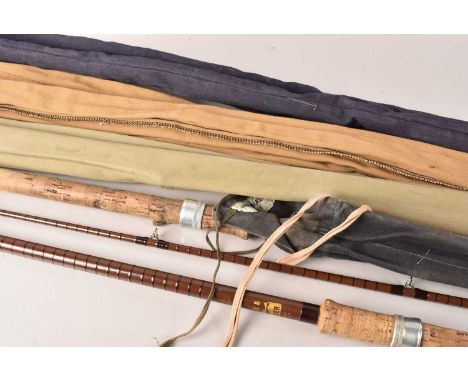 Five Bruce & Walker Fishing Rods, two Mk IV 11ft, Mk IV 10ft, Loch Lomond and another, some possibly never used