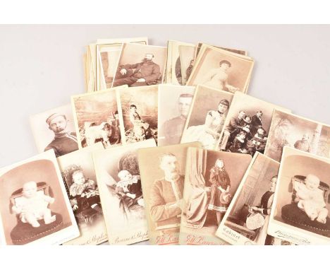 Victorian/Edwardian Carte Des Visite Portraiture Mainly From Indian Studios 38), examples from Indian studios, E Wilkinson Th