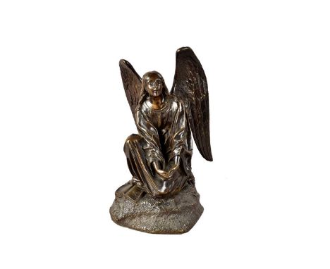 Jean Francois Theodore Gechter (1796-1844), Arch-Angel Gabriel Bronze, signed, 32cm Hlight surface scratches and knocks, othe