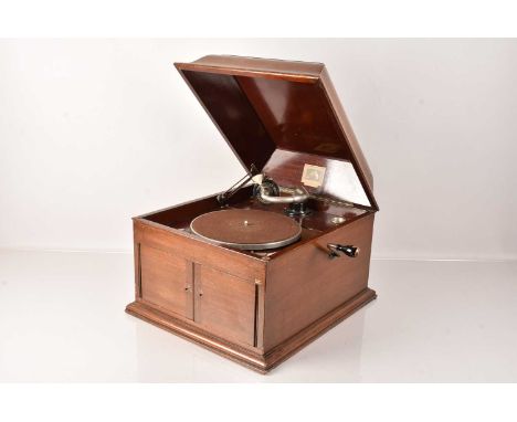 A HMV Model 103 Gramophone, in mahogany case