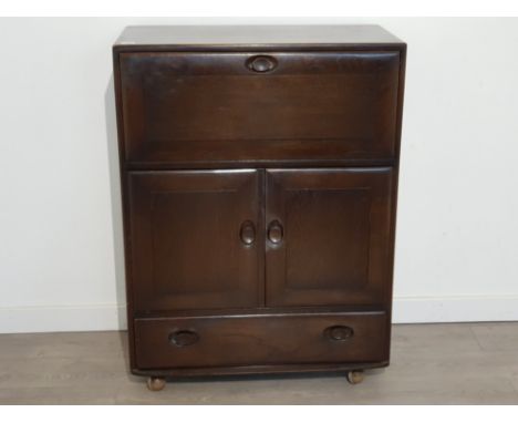 Ercol bureau drinks cabinet 82x43x110cm