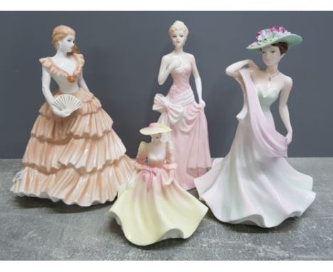 4 coalport lady figures includes May Bell, Summer days, Lavinia plus one other