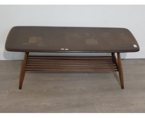 Ercol 2 tier low coffee table 105x46cm x H36cm