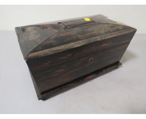 A vintage lacquer ( London ) Brammer tea caddy 