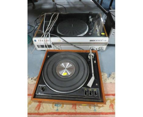 A Sony HMK-3000 music center together with a Garrard AP79 vintage record player and a Sony mini Hi-Fi base 