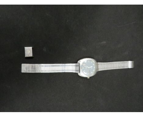 A vintage automatic rotary wristwatch 21 jewels with day and date strap A/F 