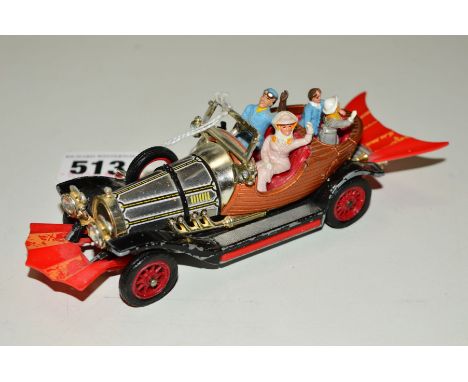 AN UNBOXED CORGI TOYS CHITTY CHITTY BANG BANG CAR, No.266, complete with all figures, wings and in working order, some paint 