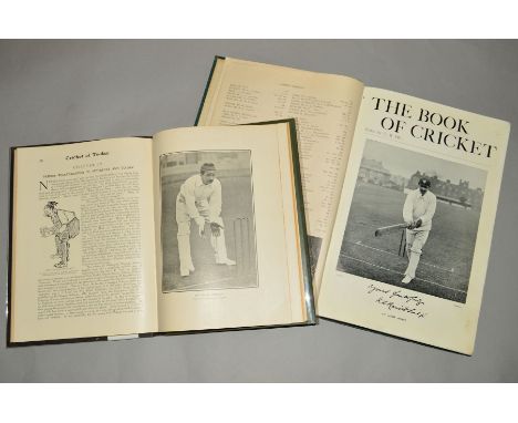 BOOK - CRICKET OF TODAY, illustrated by Percy Cross Standing 128pp, edition deluxe - special subscription edition (not obtain