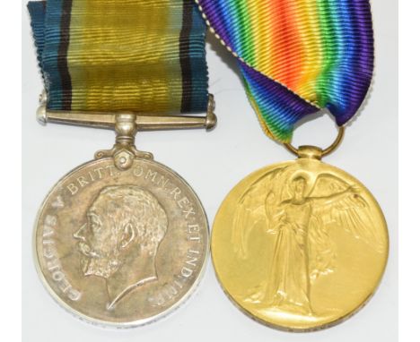 Royal Air Force WW1 medal pair named to 33148.3.AM W Cave, RAF, with boxes