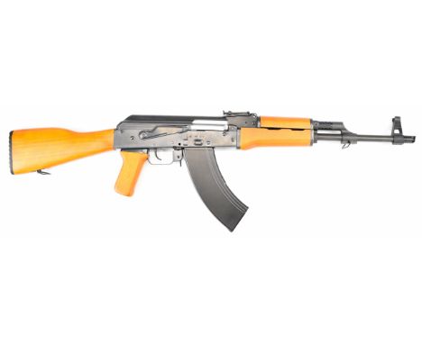 Cybergun Kalashnikov AK47 .177&nbsp;CO2&nbsp;air rifle with wooden pistol grip and stock, sling mounts, adjustable sights and