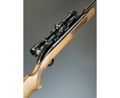 BSA Airsporter S Mk.I .177 under-lever air rifle with chequered semi-pistol grip, raised cheek-piece and Tasco 4x32, serial n