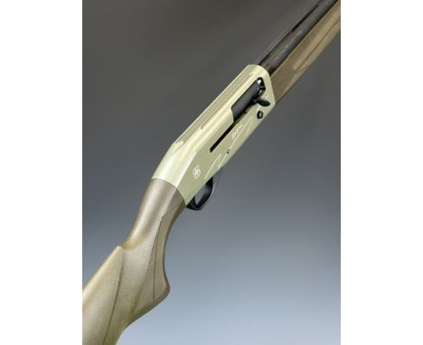 ATA 12 bore 3-shot semi-automatic shotgun with composite stock, textured semi-pistol grip and forend, named lock, sling mount