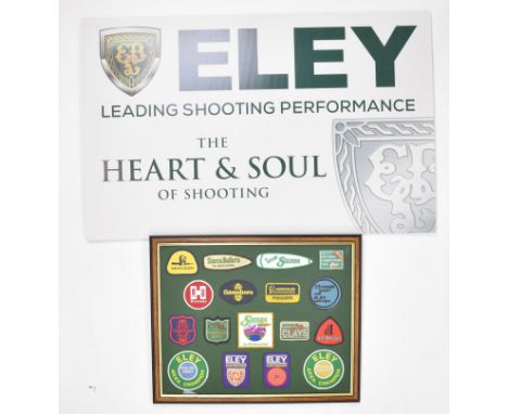 Two shooting related shop display or advertising signs 'Eley Leading Shooting Performance The Heart &amp; Soul of Shooting' 5