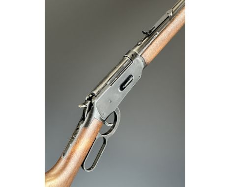 Umarex The Spirit of Legends Cowboy Rifle .177 CO2&nbsp;Winchester style lever action air rifle with belt loop and adjustable