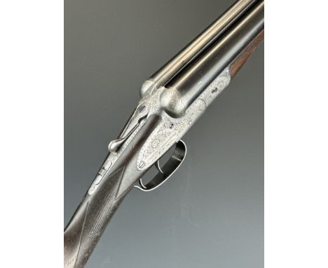 Cogswell &amp; Harrison Ltd 12 bore side by side ejector shotgun&nbsp;with named and engraved sidelock plates, engraved trigg