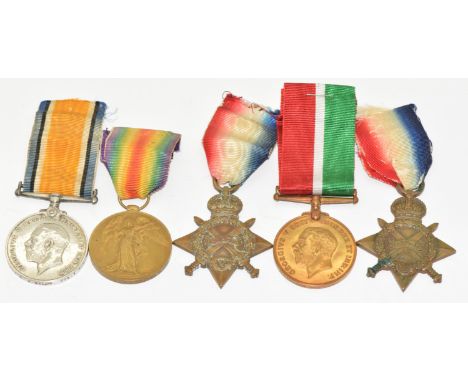 Royal Navy WW1 medal trio comprising 1914/1915 Star, War Medal and Victory Medal named to 15911 S G Wiles Stoker 1, RN, toget