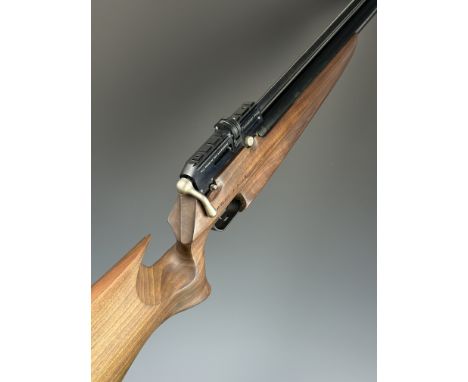 Kral Puncher Pro .22 PCP air rifle with two 12-shot magazines, shaped stock, raised cheek piece, adjustable trigger and scope