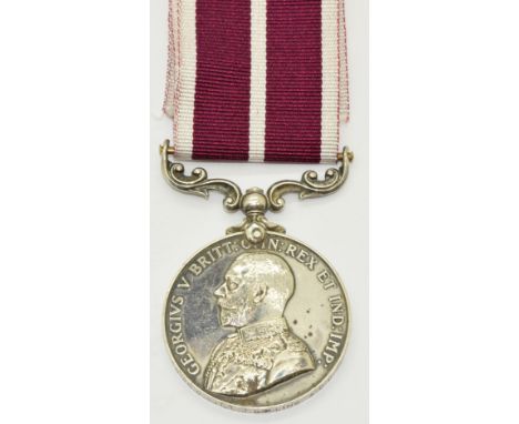 British Army Meritorious Service Medal George V named to 5126 S Sgt L J Collins, AOC