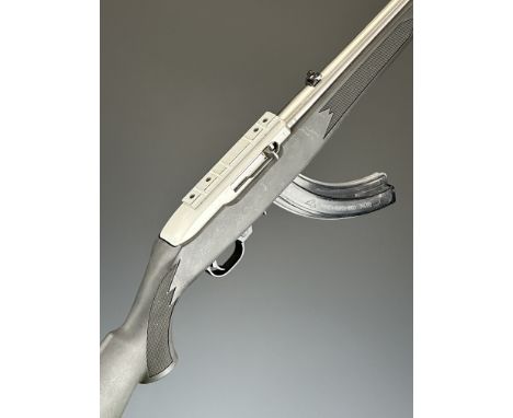 Ruger Model 10/22 .22 semi-automatic rifle with composite stock, textured semi-pistol grip and forend, extended multi-shot ma