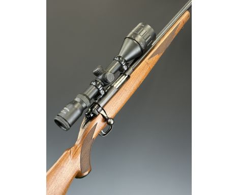Ruger Model 77/22 .22 semi-automatic rifle with chequered semi-pistol grip and forend, multi-shot magazine, sling mounts, Nik