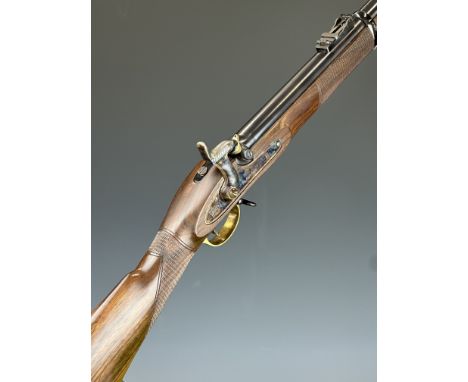 Parker-Hale Enfield pattern 2-band .451 muzzle loading percussion hammer action rifle with crown over 'P-H' cypher and 'Parke