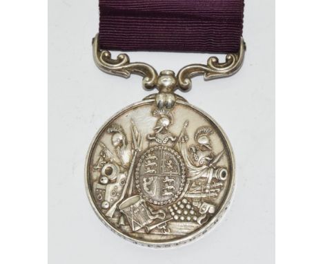 Queen Victoria Long Service &amp; Good Conduct Medal named to 592 Sgt J Fant, District Staff Royal Artillery