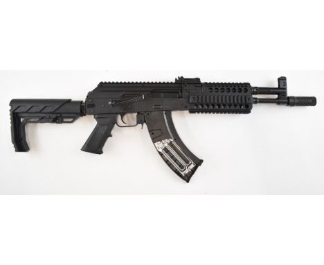Crosman AK-1 .177&nbsp; CO2&nbsp;air rifle with chequered pistol grip, composite folding stock, adjustable sights and multi-s