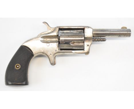 Norwich Arms Co Nonpareil .32 rimfire five-shot single-action revolver with sheath trigger, chequered composite grips and 2.5