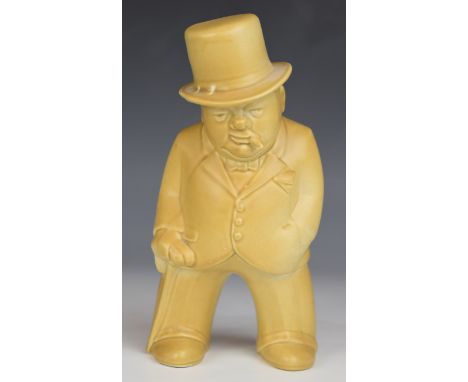 Bovey Pottery Winston Churchill figure 'Our Gang', H21cm