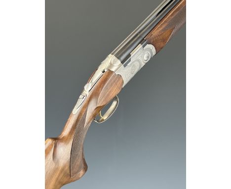 Beretta Silver Pigeon Sporting 12 bore over and under ejector shotgun with engraved locks, underside, trigger guard, top plat