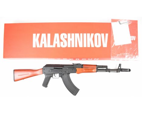 Cybergun Kalashnikov AK47 .177&nbsp;CO2&nbsp;air rifle with wooden pistol grip and stock, sling mounts, adjustable sights and