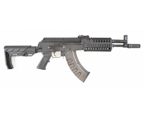 Crosman AK-1 .177&nbsp;&nbsp;CO2&nbsp;air rifle with chequered pistol grip, composite folding stock, adjustable sights and mu