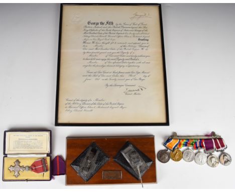 The Most Excellent Order Of the British Empire medal group of seven for Sidney Edward Kennett comprising MBE, WW1 War Medal a