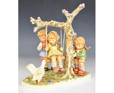 Goebel Hummel limited edition figural group 'Can I Play', in original fitted box