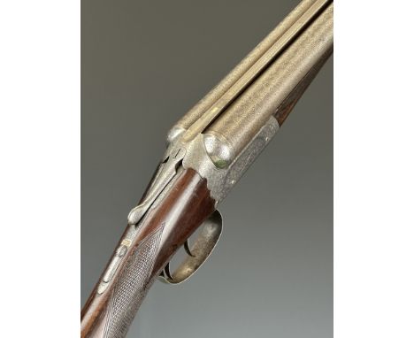 William Powell &amp; Son 12 bore side by side ejector shotgun with named and engraved locks, engraved underside, trigger guar