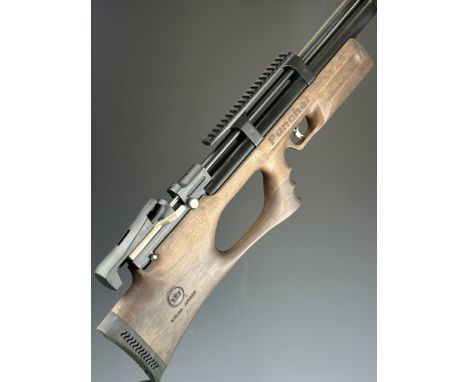 Kral Puncher Breaker .25 PCP FAC carbine air rifle with 12-shot magazine, thumb-hole stock, adjustable trigger and scope rail