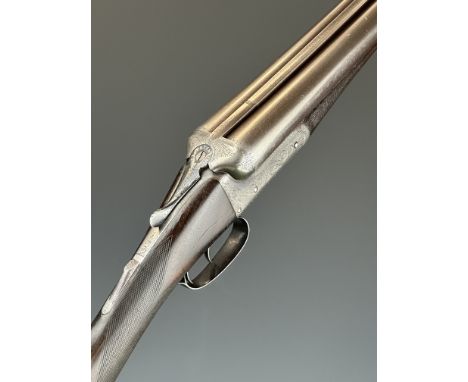 Henry Hodgson of Ipswich and Bury St Edmonds 12&nbsp;bore side by side ejector shotgun with named and engraved locks, engrave