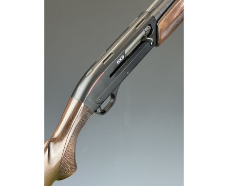 Winchester SuperX 3 SX3 20 bore 3-shot semi-automatic shotgun with named lock, textured semi-pistol grip and forend, vented r