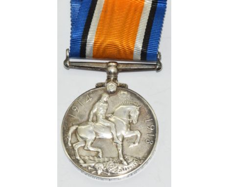 British Army WW1 War Medal named to 10022 Pte R J Murray, 1st Dragoons