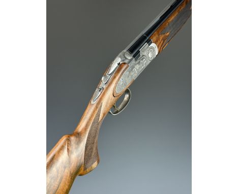 Beretta S687 EELL 20 bore over and under ejector shotgun with Bottega C Giovanelli&nbsp;engraved scenes of birds to the sidel