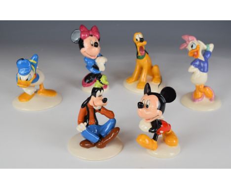 Royal Doulton six Walt Disney figures celebrating the 70 year anniversary of Mickey Mouse comprising Mickey, Minnie, Goofy, D
