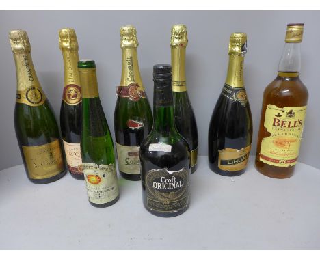 Champagne, sparkling wines, whisky and wine including Carpentier and Jacquart **PLEASE NOTE THIS LOT IS NOT ELIGIBLE FOR POST