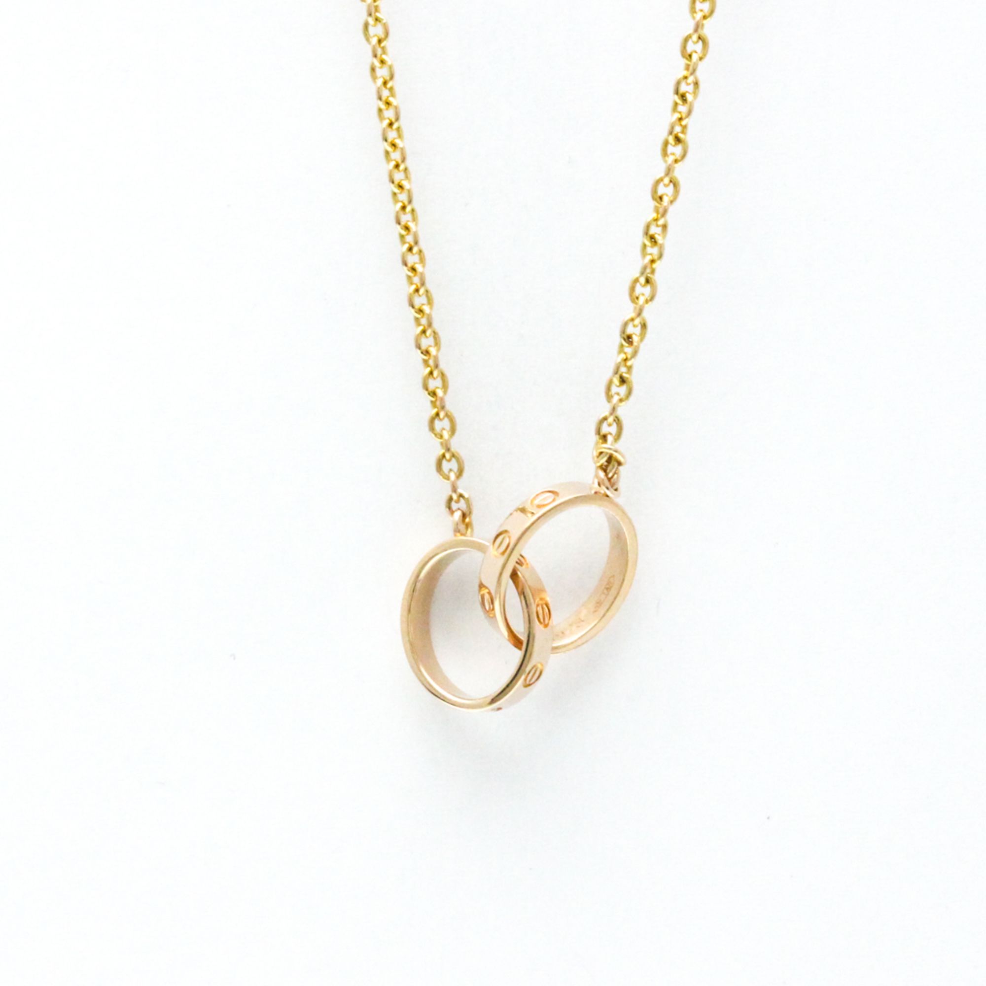 Cartier Baby Love Necklace Pink Gold (18K) No Stone Men,Women Fashion Pendant Necklace (Pink Gold)